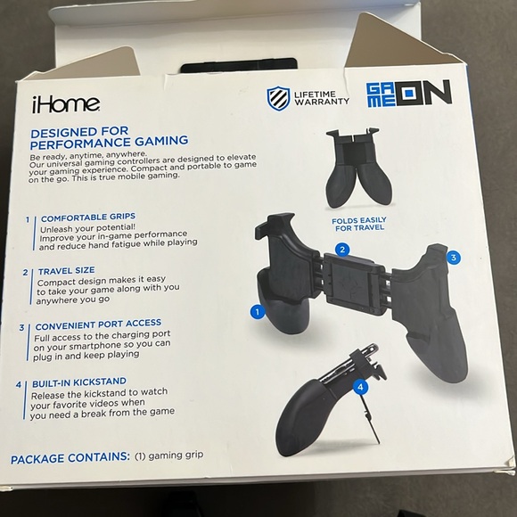 Home mobile game controller folding design black - Picture 4 of 5